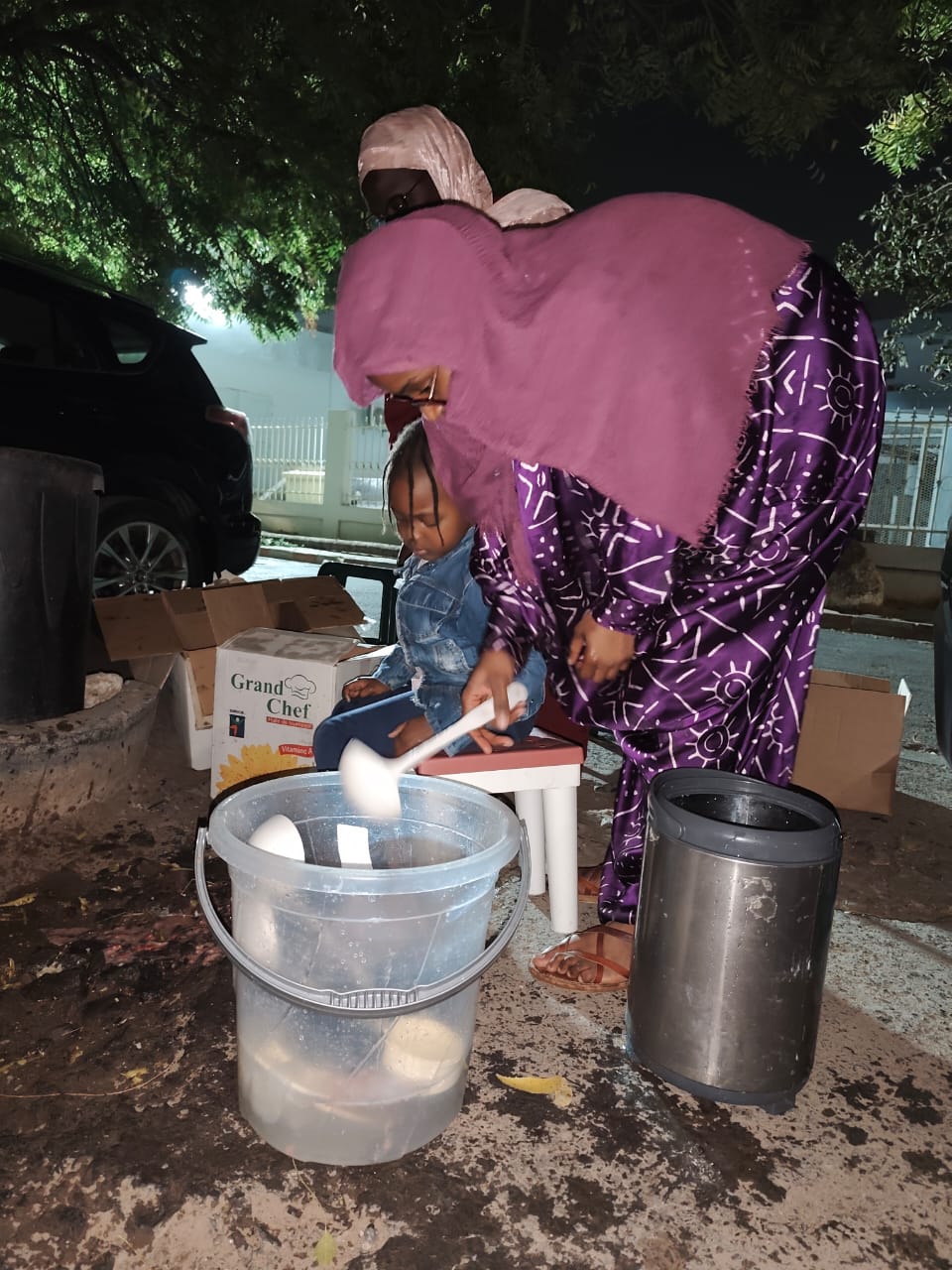 Preparation des ingredients